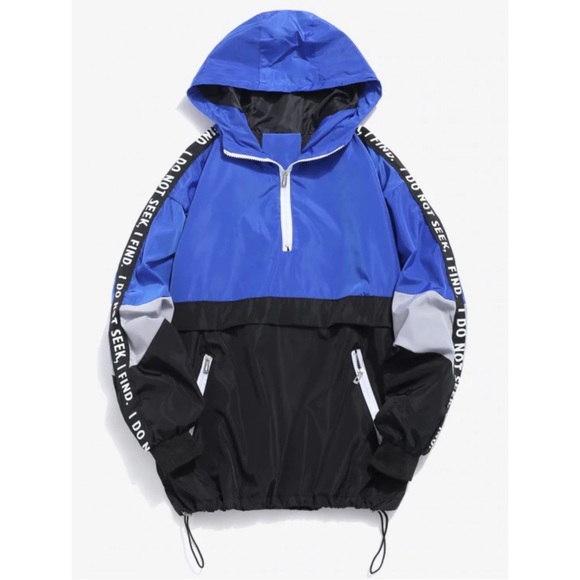 zaful contrast hoodie